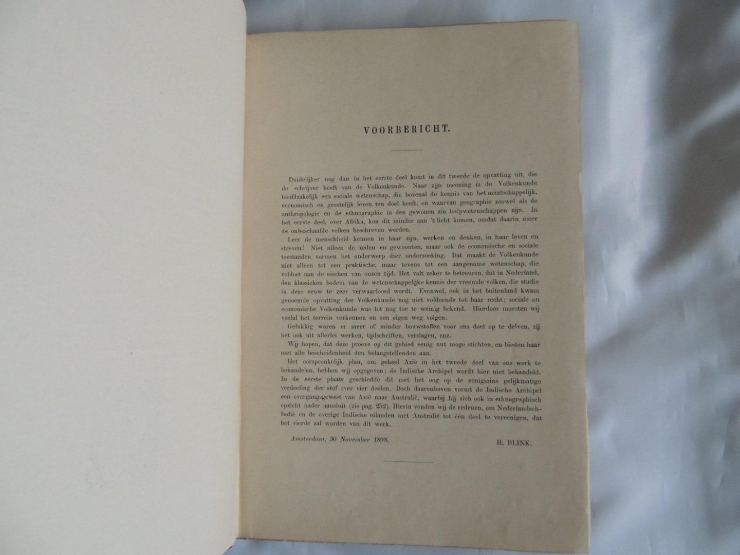 Blink, H - De Bewoners der Vreemde Werelddeelen. Afrika-Azië-Amerika-Australië; in hun leven, zeden en gewoonten, naar hun staatkundige, economische en sociale ontwikkeling en tevens in hun verhouding tot Europesche volken beschreven