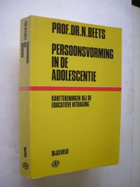 Beets, Prof.Dr.N. - Persoonsvorming in de adolescentie, Kanttekeningen bij de educatieve uitdaging