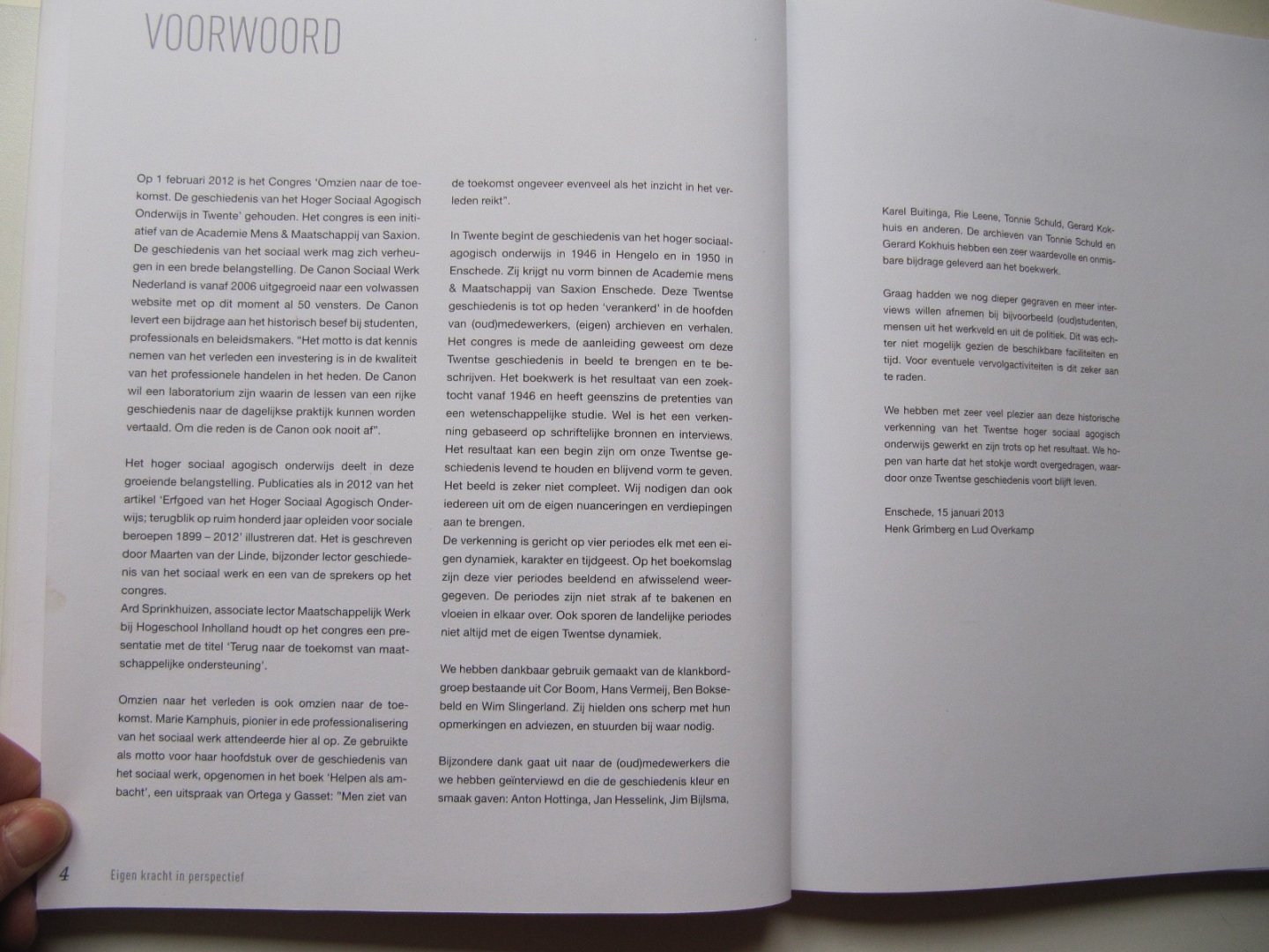 L. Overkamp - H. Grimberg - Eigen Kracht in Perspectief - Ontwaken 1990-heden.