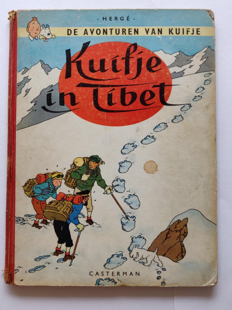 Hergé - Kuifje in Tibet harde kaft 1e druk
