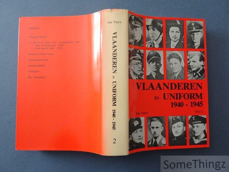 Vincx, Jan. - Vlaanderen in Uniform 1940-1945. Deel 2.