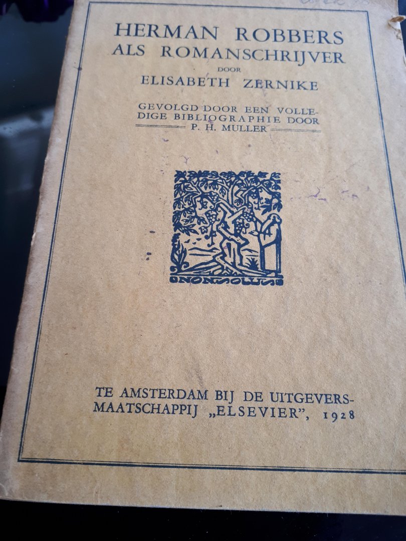 Zernike - Herman Robbers als romanschrijver