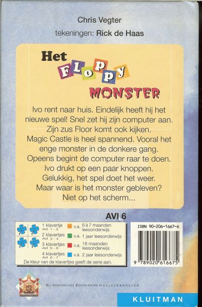 Vegter, Chris .. Geillustreerd door Rick de Haas - Het Floppy monster