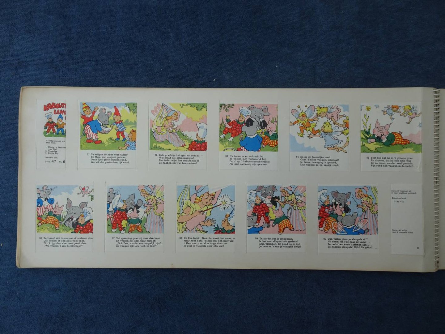 (Harmsen van der Beek, E.M. ten). - Flipje en zijn vriendjes. Een album voor het verzamelen van de Betuwe-films, voorafgegaan door een vertelling van Flipje's prilste jeugd bij de kabouters en hoe hij in dierenland kwam, naar tekeningen van E.M. ten Harmsen van der Beek.