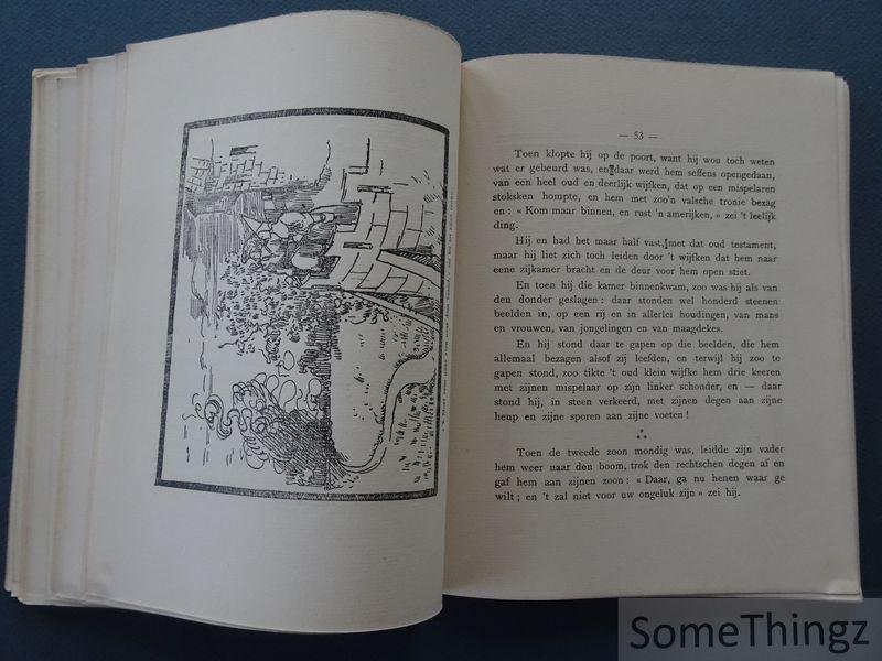 Cuppens, August / Wallaert, Gaston (ill.). - Vertellingen uit Limburg. Versierd met vijft penteekeningen van G.-J. Wallaert.