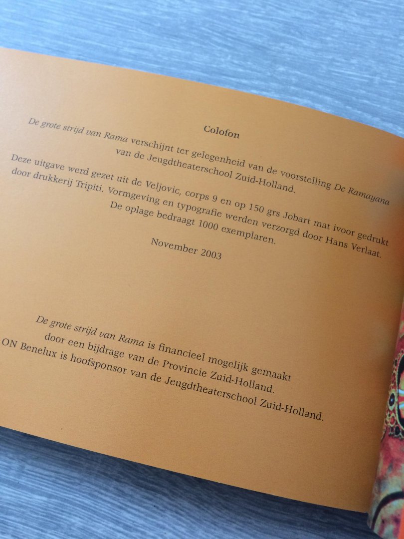 Clara Linders - De grote strijd van prins Rama