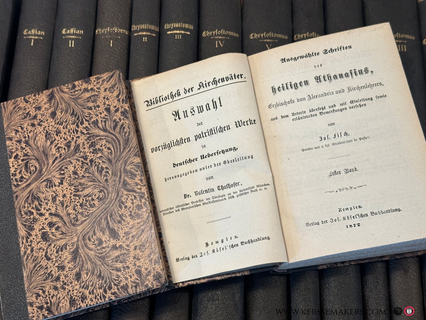 Gallhofer, Valentin / Widén, M. M. / Reichmann, J. / Möhler, J. (Hrsg.). - Bibliothek der Kirchenväter. Auswahl der vorzüglichsten patristischen Werke in deutscher Übersetzung. [63 volumes of the series].