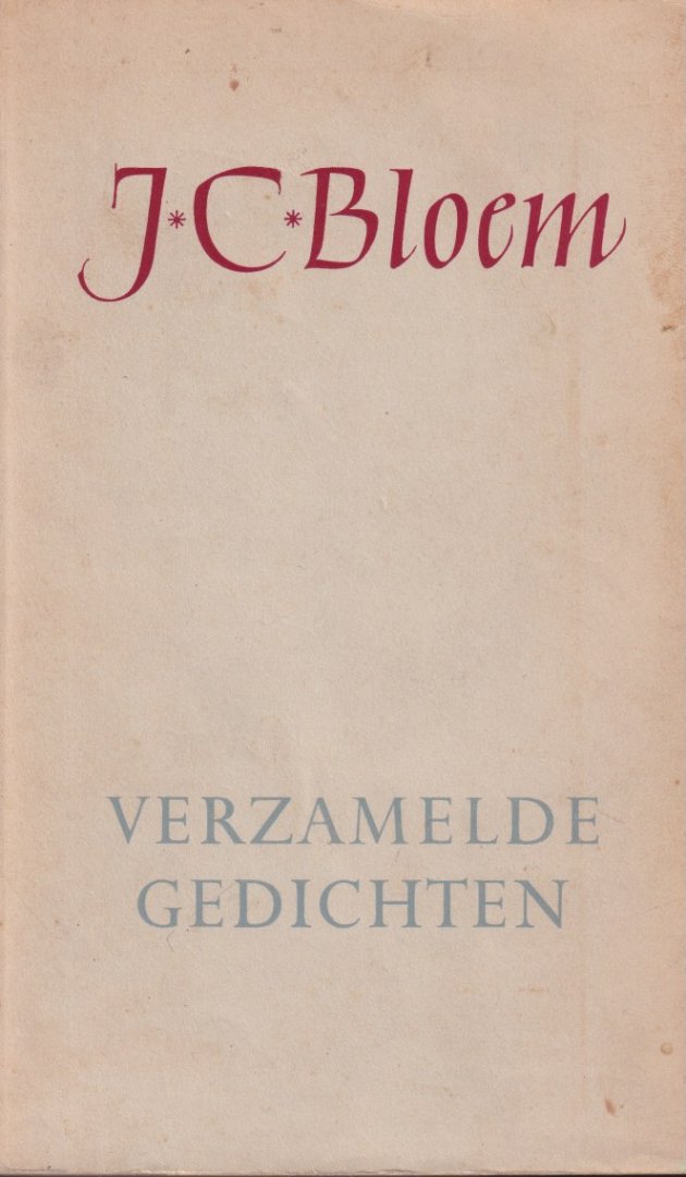Bloem, J.C. - Verzamelde gedichten