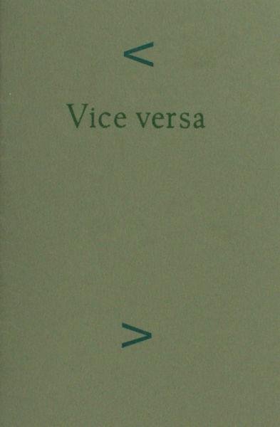 Morgenstern, Christian. - Vice versa.
