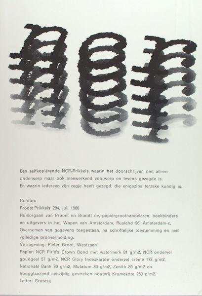 Prikkels Redactie. - NCR-Prikkels.