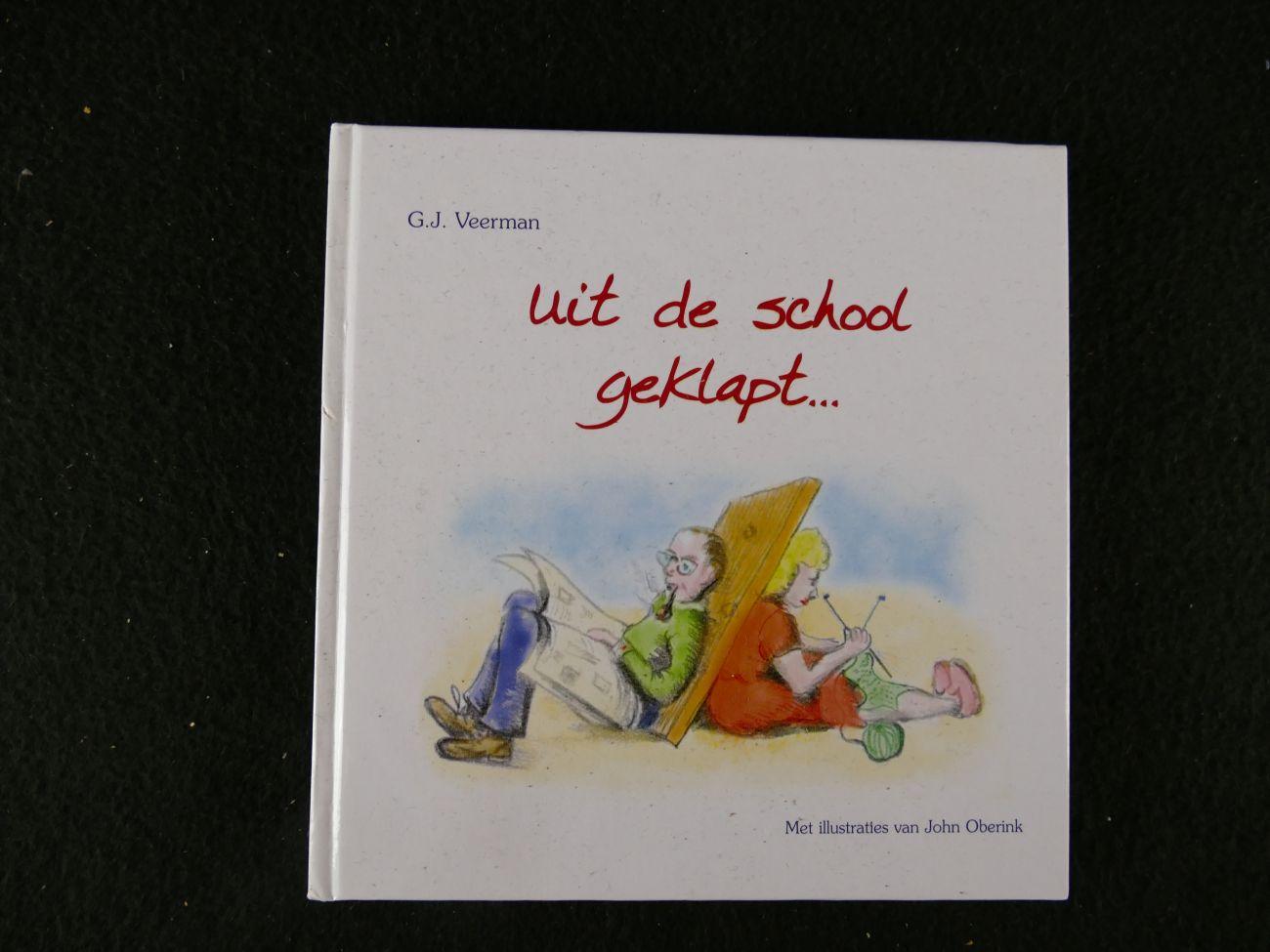 Veerman, G.J - Uit de school geklapt (3 foto's)
