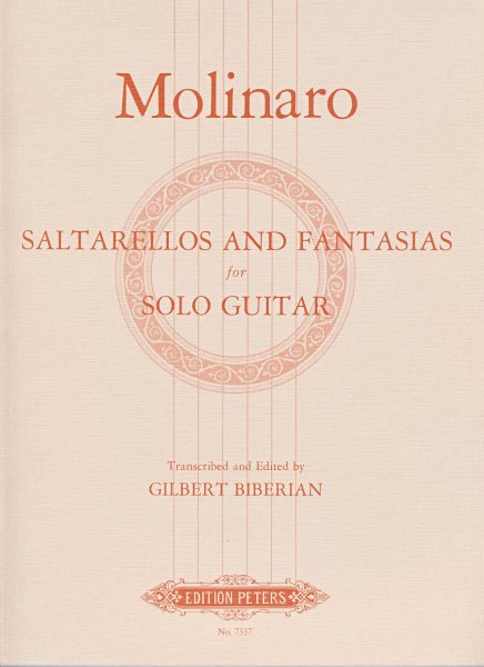 Molinaro, Simone (Biberian bew.) - Saltarellos and Fantasias Selectas for Solo Guitar