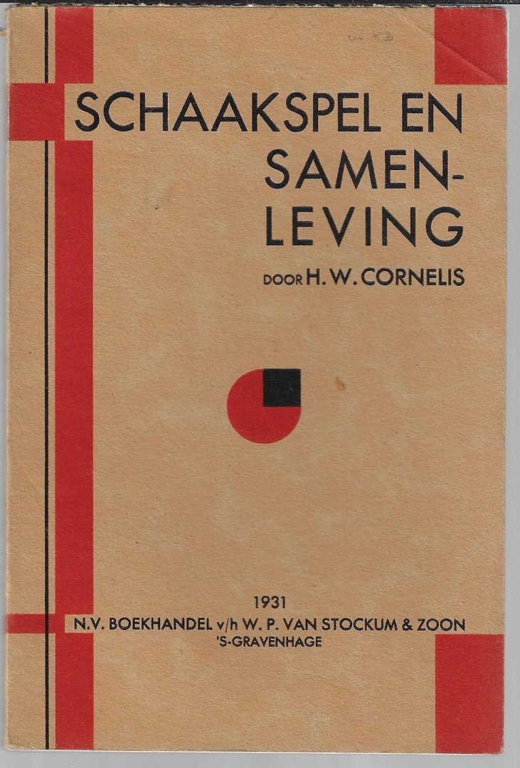 Cornelis, H.W. - Schaakspel en samenleving