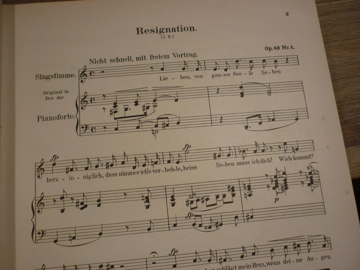 Schumann; Robert (1810-1856) - LIEDER - Band III; Fur Saingstimme und Klavier; Originalausgabe (Sopran oder Bariton); Herausgegeben von Alfred Dorffel