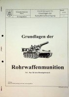 Collective| Technische Schule des Heeres 1996, softcover 47 pages, with the details of the ammunition used in the former Yugoslavia. All the details of all kinds of used ammunition coming from diverse countries/factories. With many detailed drawin... - Grundlagen der Rohrwaffenmunition