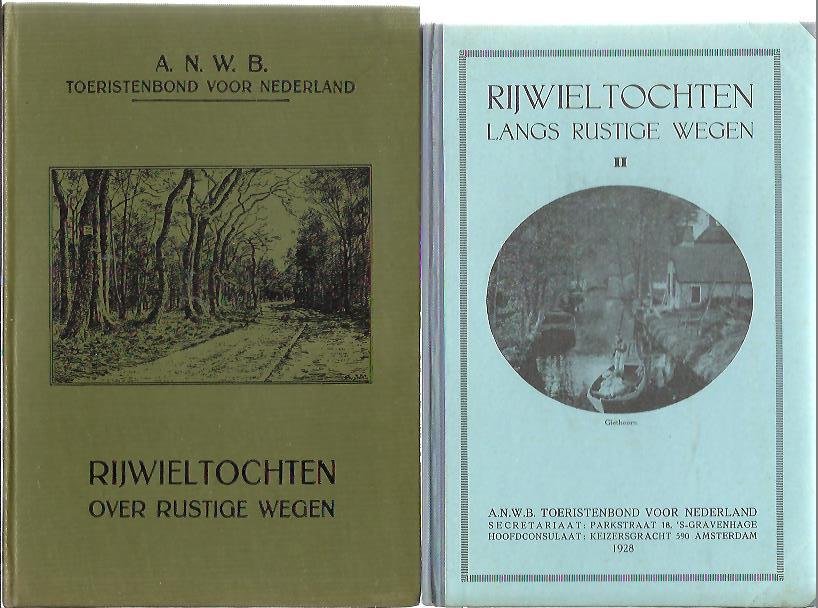 POS, G.A. - A.N.W.B. - Rijwieltochten over rustige wegen [Eerste druk] + Rijwieltochten langs rustige wegen II [Tweede herziene druk].