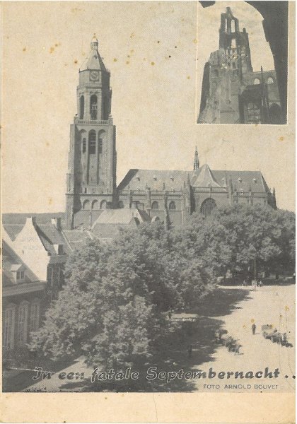 BOUVET, Arnold - In een fatale Septembernacht - De Arnhemse St. Eusebius Kerk voor en na de verwoesting