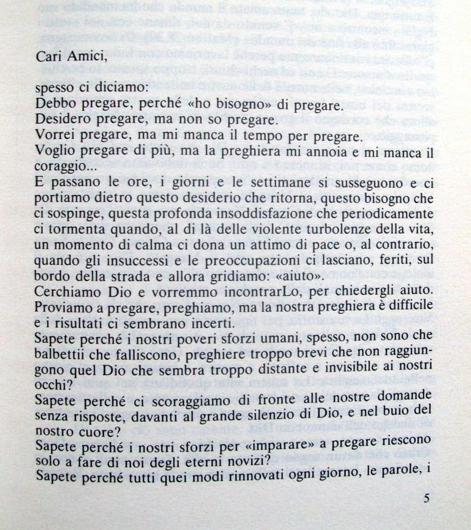 Quoist, Michel - Cammino di Preghiera (ITALIAANS)