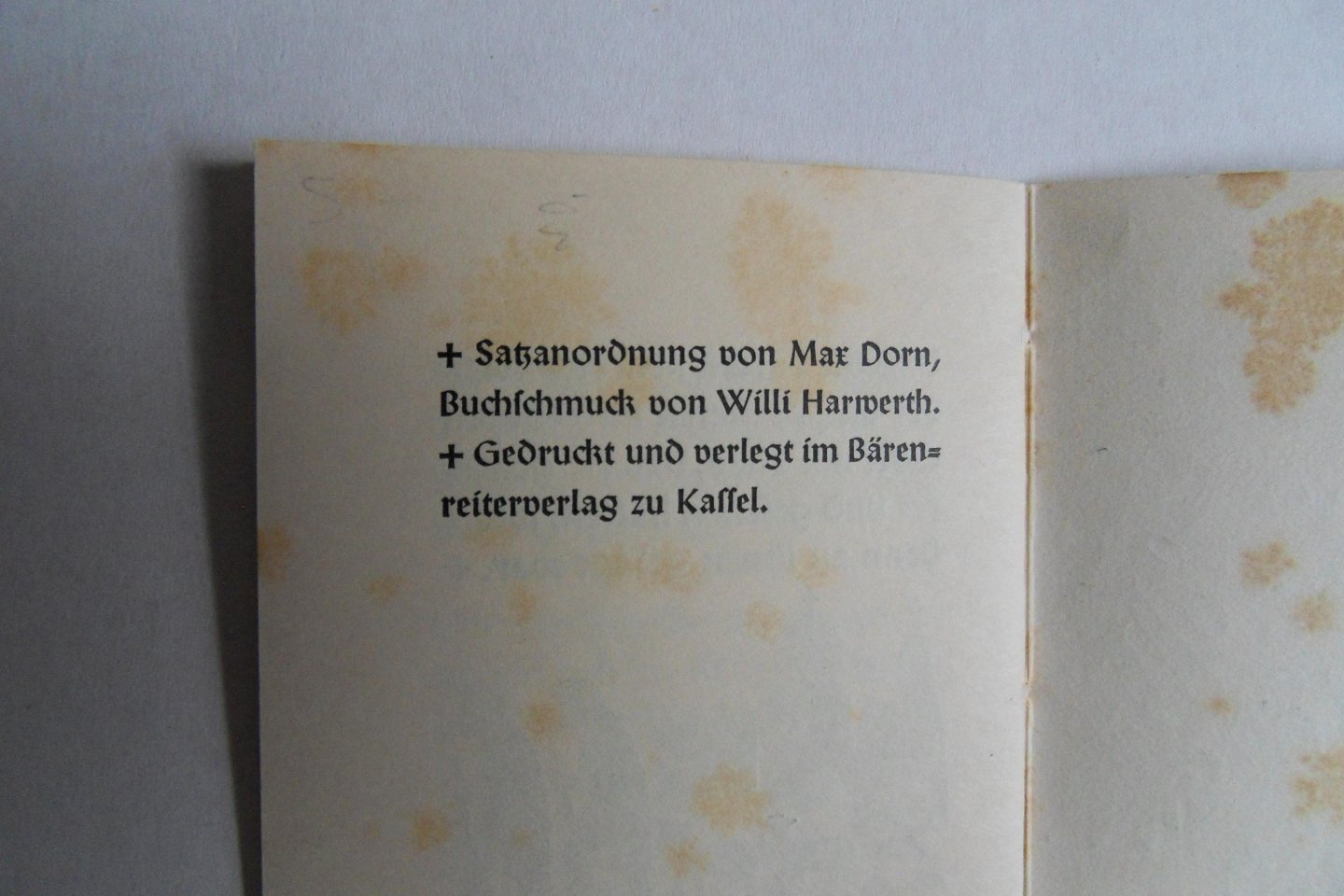 Dorn, Max (Satzanordnung). - Die Weihnachtsgeschichte aus dem Evangelium des Lukas.