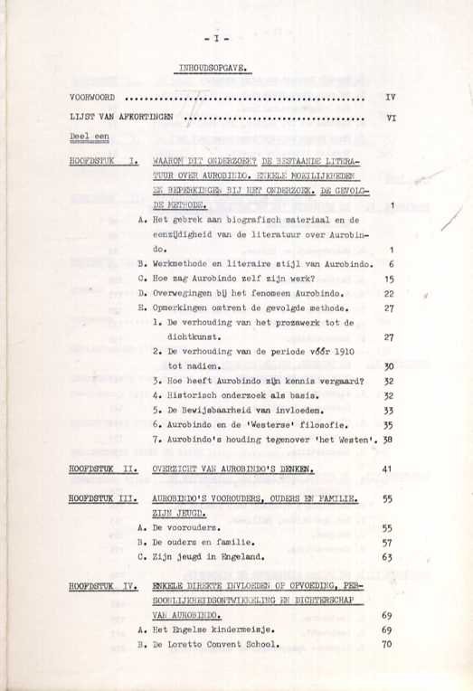 Dijk, A. M. G. - Europese invloeden op het denken van Sri Aurobindo.