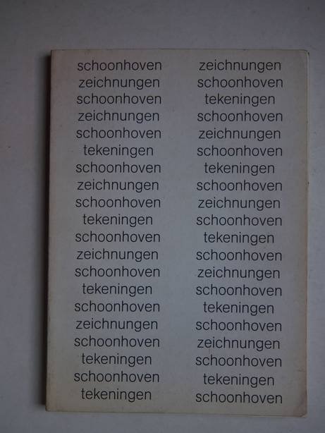 Harten, Jürgen, Treu, Erwin & Ebbinge Wubben, J.C.. - J.J. Schoonhoven. Zeichnungen- Tekeningen 1940-1975. Städtische Kunsthalle Düsseldorf, 5. September 1975- 12. Oktober 1975/ Museum Boymans- van Beuningen, Rotterdam, 29 November 1975- 11 Januari 1976/ Ulmer Museum, Museum der Stadt Ulm, 25. Ja...