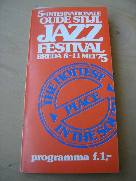  - Programma: 5e internationale Oude StijlJazz festival, Breda 8-11 mei 1975