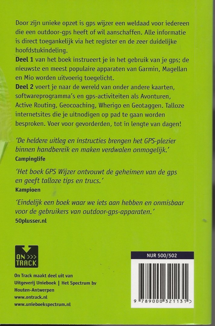 Reitsma, Foeke Jan, en Joost Verbeek, - GPS Wijzer, Derde editie   Met tips en trucs voor Garmin, Mio en Magellan