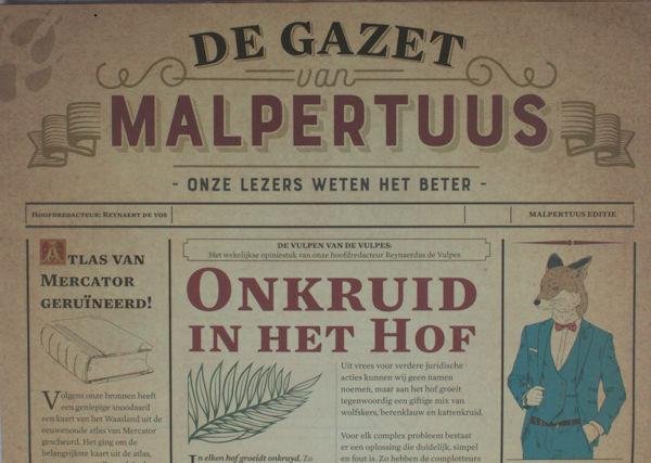 Reynaert de Vos (Hoofdredacteur). - De gazet van Malpertuus.