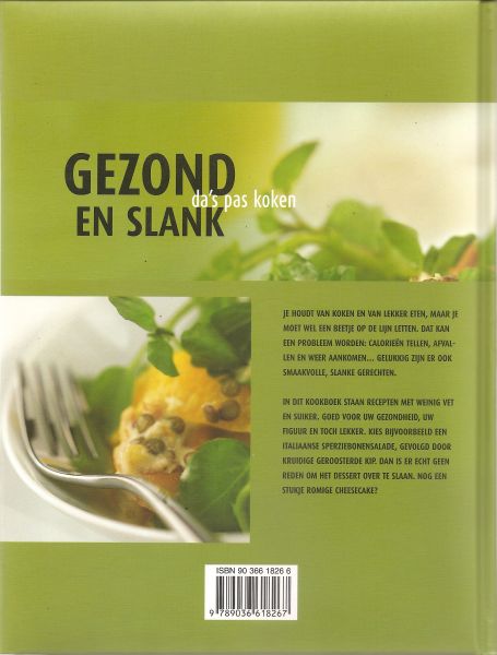 Vrielink, Willemien - Gezond en slank - da's pas koken