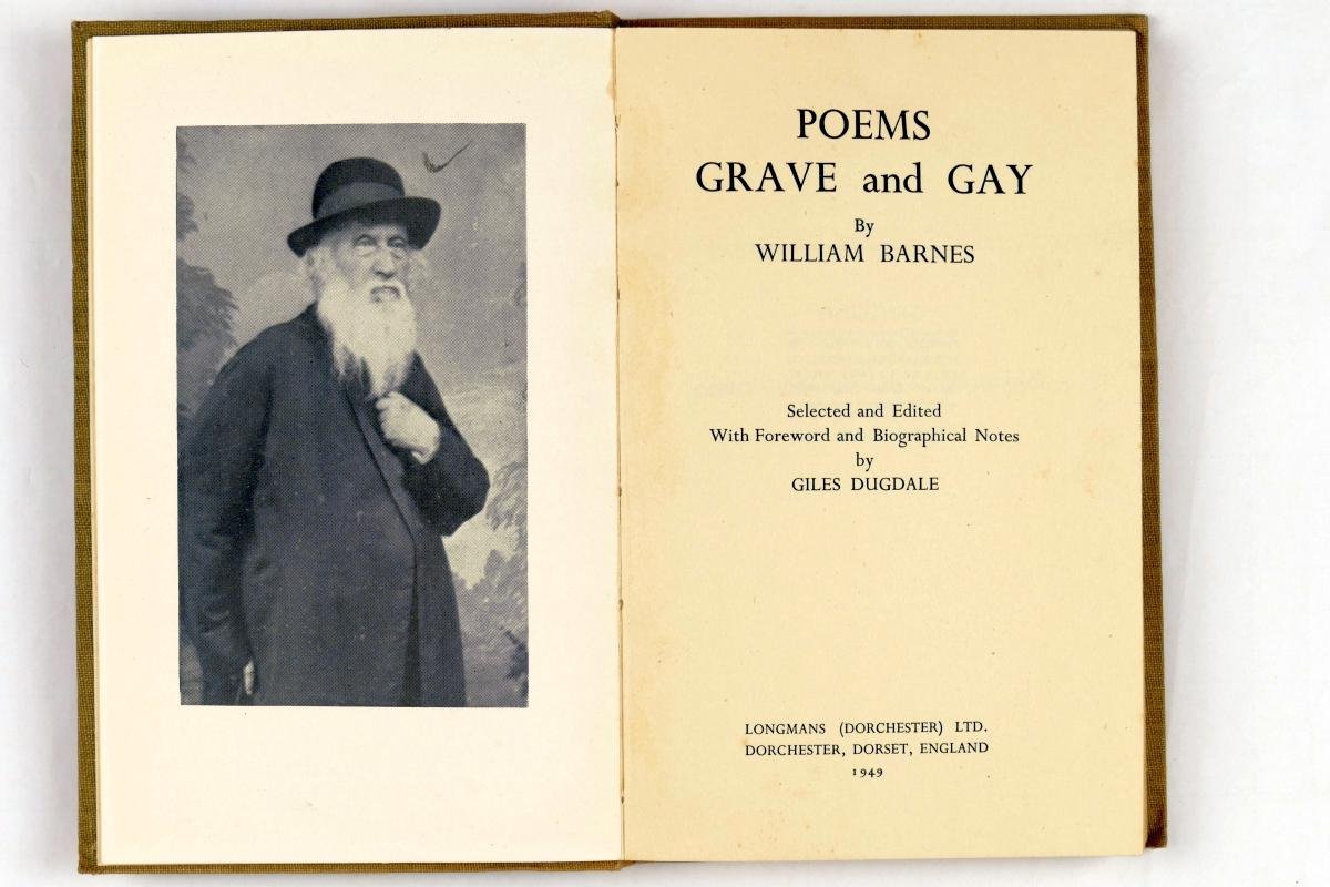 Barnes, William - Poems grave and gay (3 foto's)