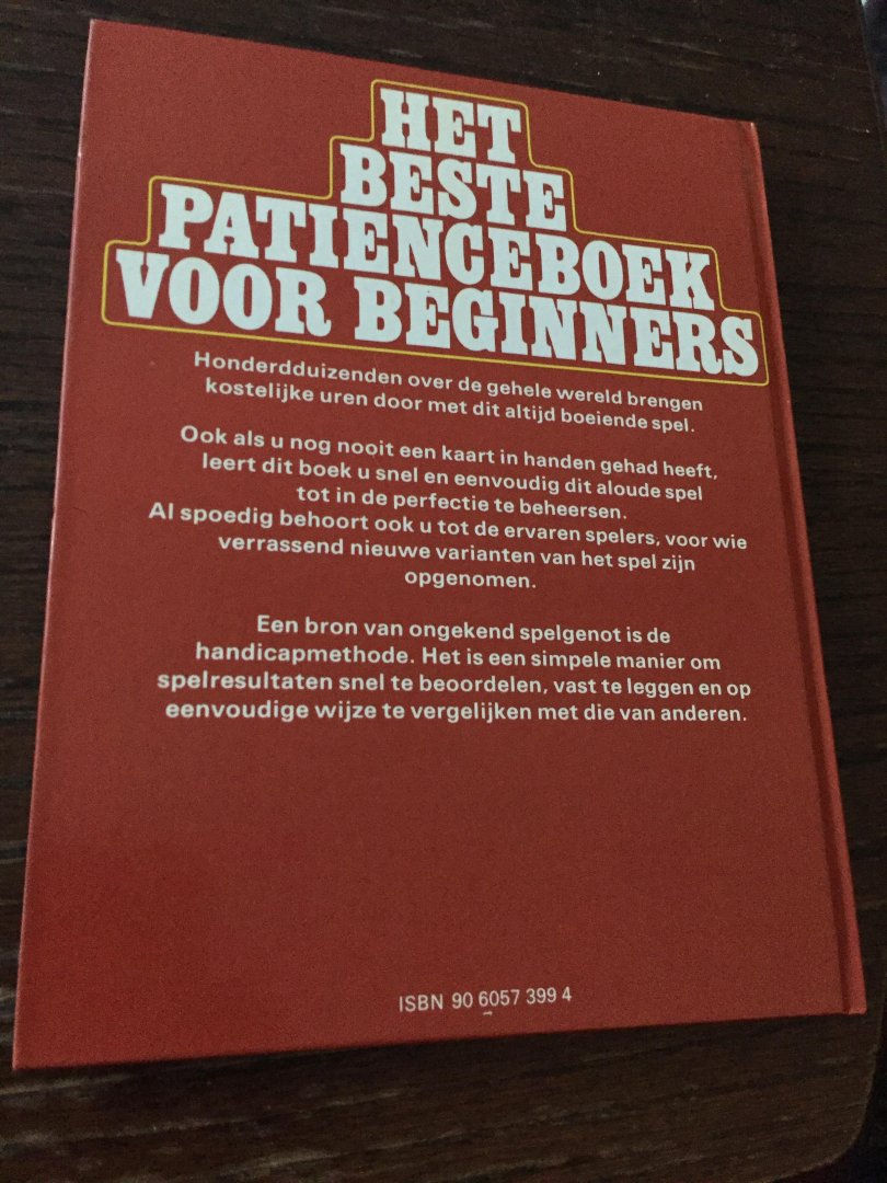 Nee - Beste patienceboek voor beginners / druk 1