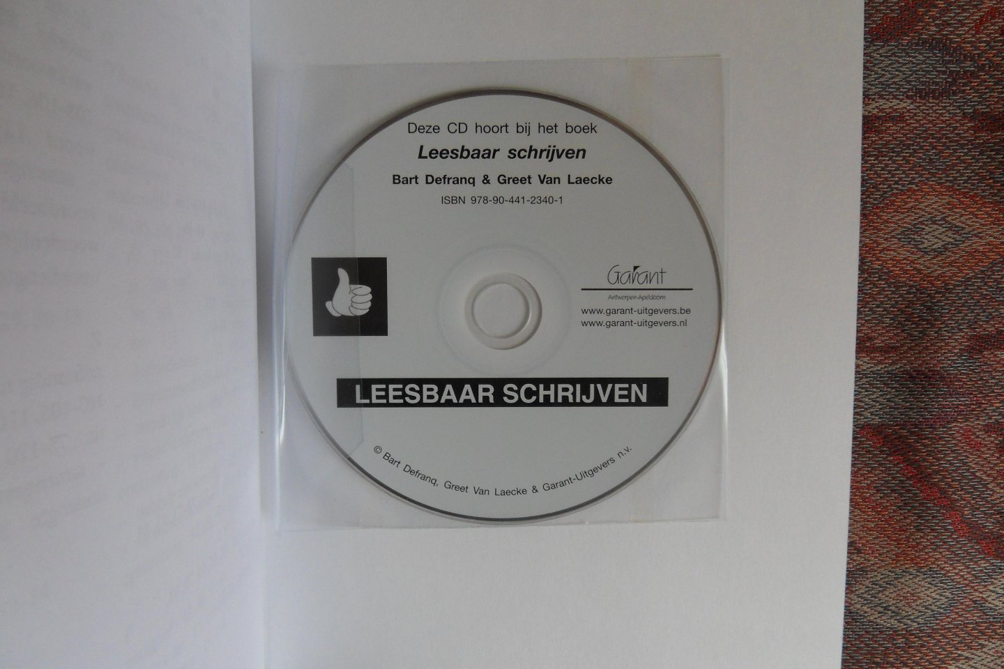 Defrancq, Bart; Laecke, Greet van. - Leesbaar schrijven. [ Compleet met de CD-ROM ].