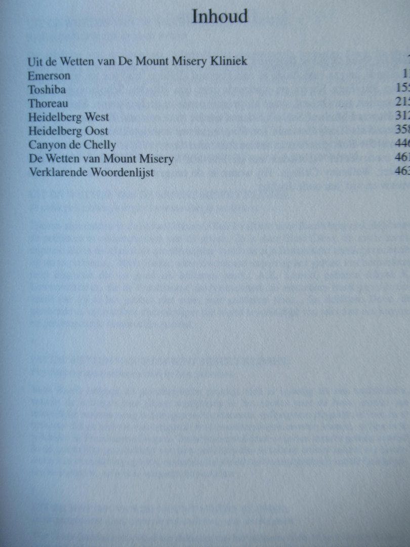 Shem, Samuel - De kliniek