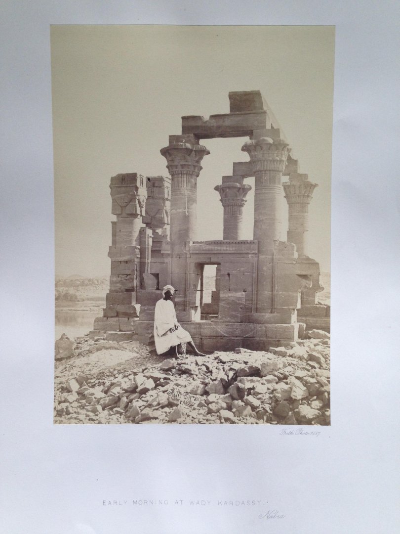 Frith, Francis - Early morning at Wady Kardassy, Nubia, Series Egypt and Palestine