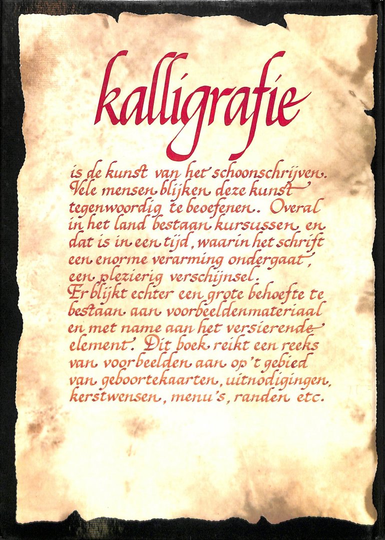Zeeman, Jan - Kalligrafische ideeën. Voorbeeldboek met letters en versieringen.
