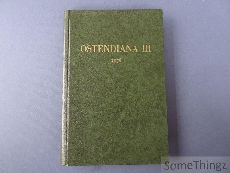 N/A. - Ostendiana III, 1978. Jaarboek van de Vlaamse Vereniging voor Familiekunde Afdeling Oostende-Kuststreek.