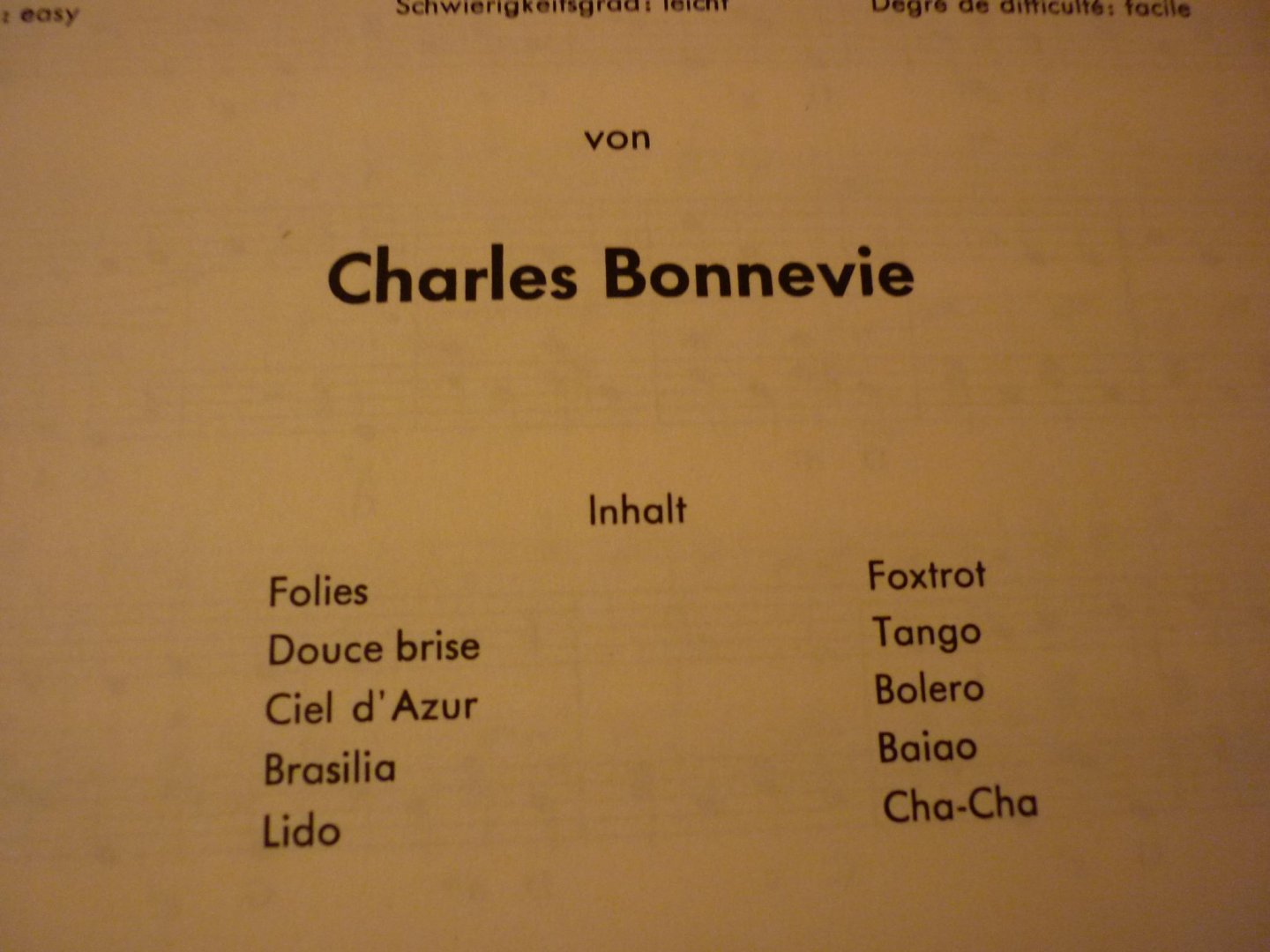 Bonnevie; Charles - Let's dance - Band I