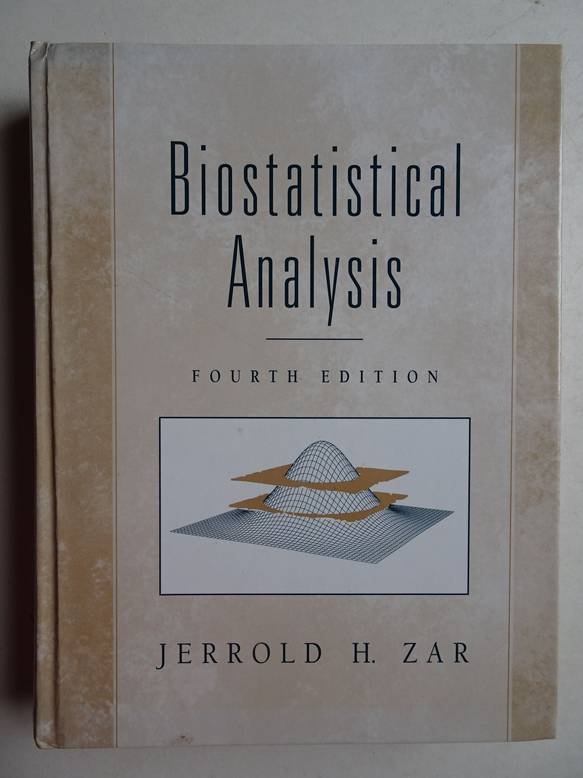 Zar, Jerrold H.. - Biostatical analysis.