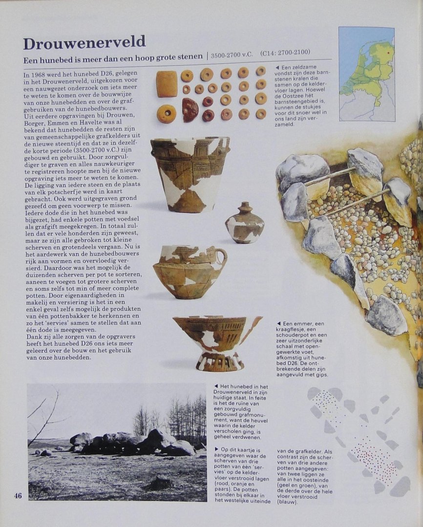 Bloemers, J.H.F. e.a. - Verleden land : archeologische opgravingen in Nederland