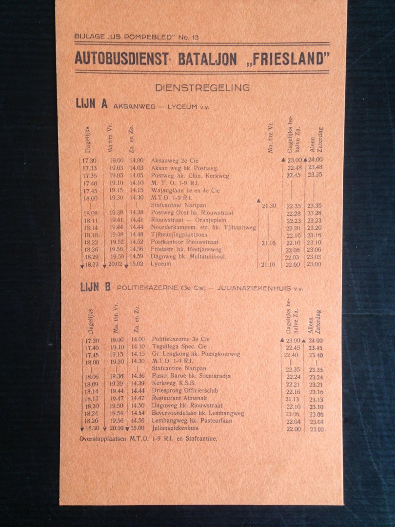  - Krantjes Us Pompebled, Voor Bataljon Friesland in de Tropen, 1947, 1948