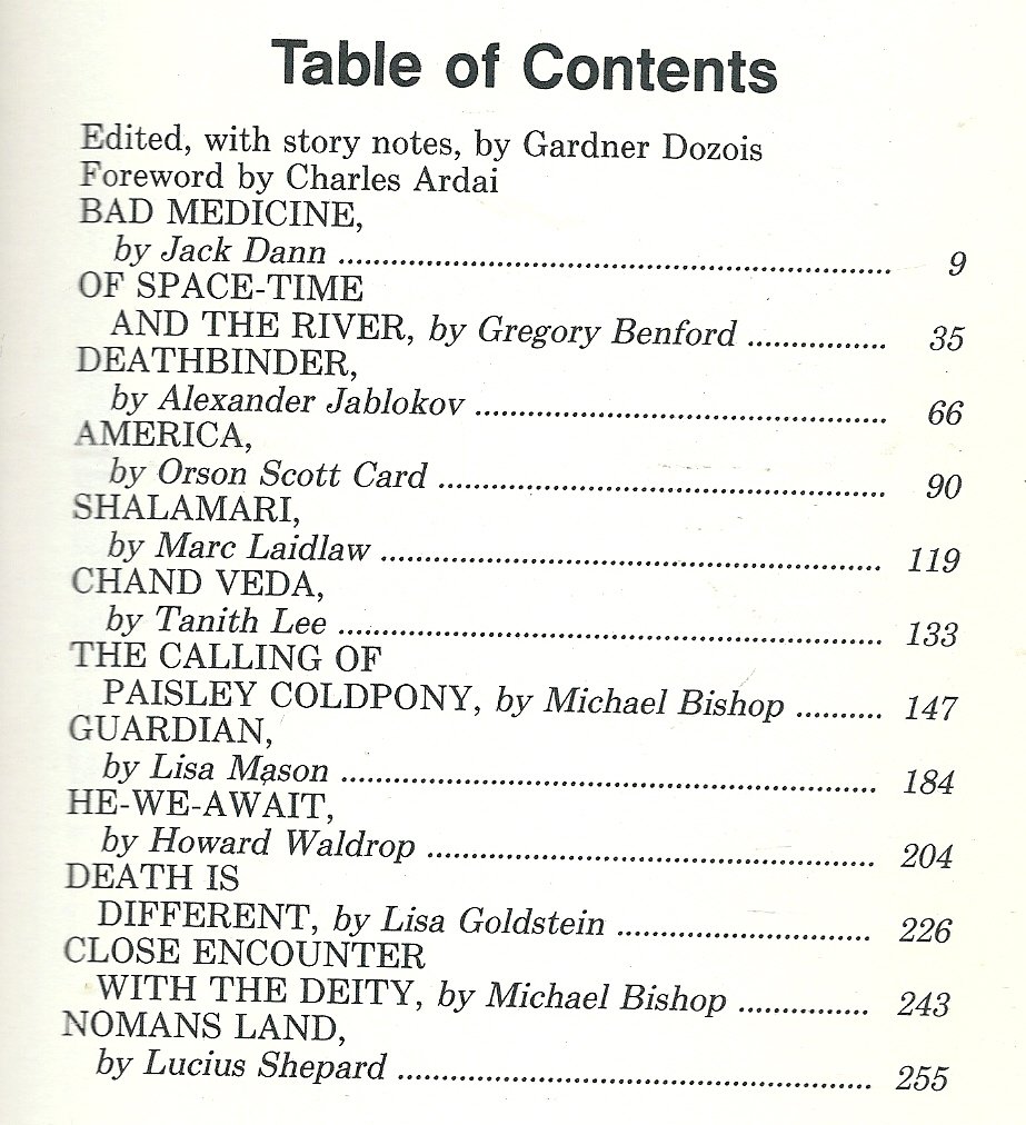 Card, Orson Scott  Tanith Lee   Gregory Benford Alexander Jablokov  a.o - Transcendental Tales from Isaac Asimov's Science Fiction Magazine