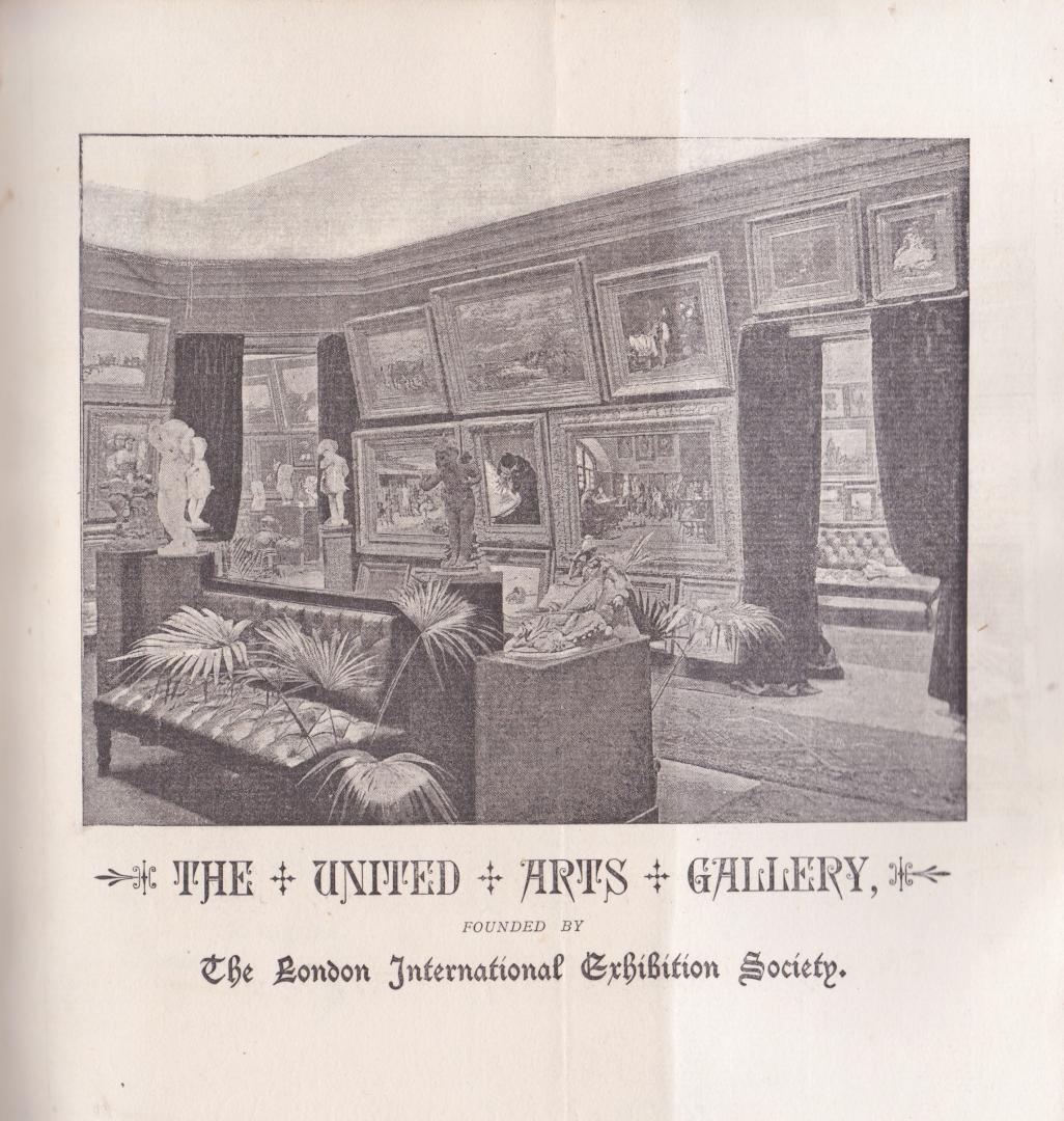 -- - United Arts Gallery 1882-1884. Catalogue