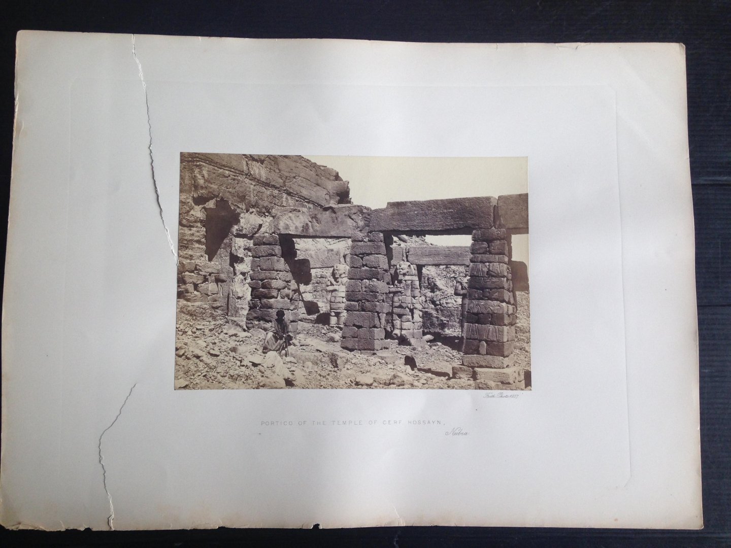 Frith, Francis - Portico of the Temple of Cerf Hossayn, Nubia, Series Egypt and Palestine