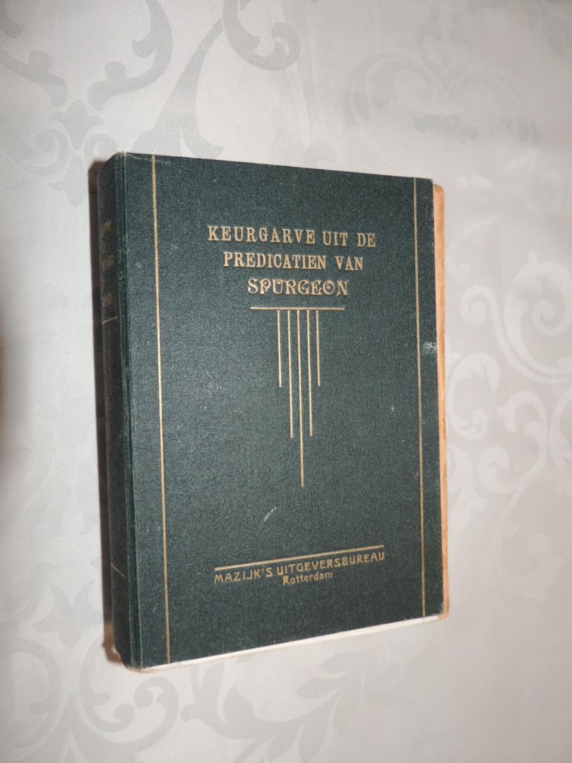 Spurgeon C H - Keurgarve uit de predicatien van Spurgeon - Spurgeon bibliotheek 1 - 26