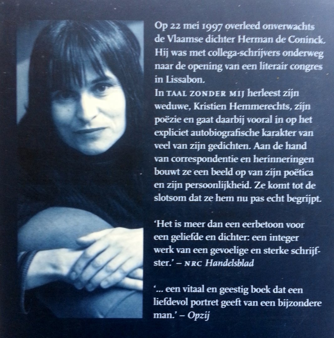 Hemmerechts, Kristien - Taal zonder mij