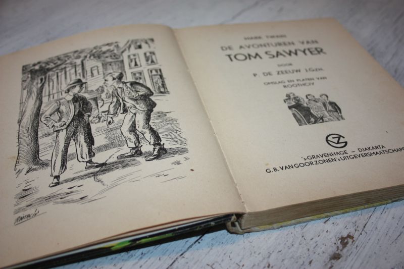 Twain Mark / opnieuw verteld door P. de Zeeuw J.Gzn. - De avonturen van Tom Sawyer