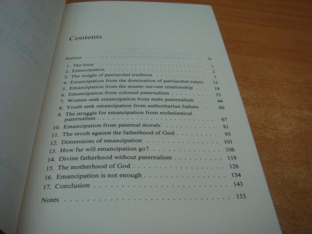 Visser t Hooft, W.A - The Fatherhood of God in an Age of Emancipation