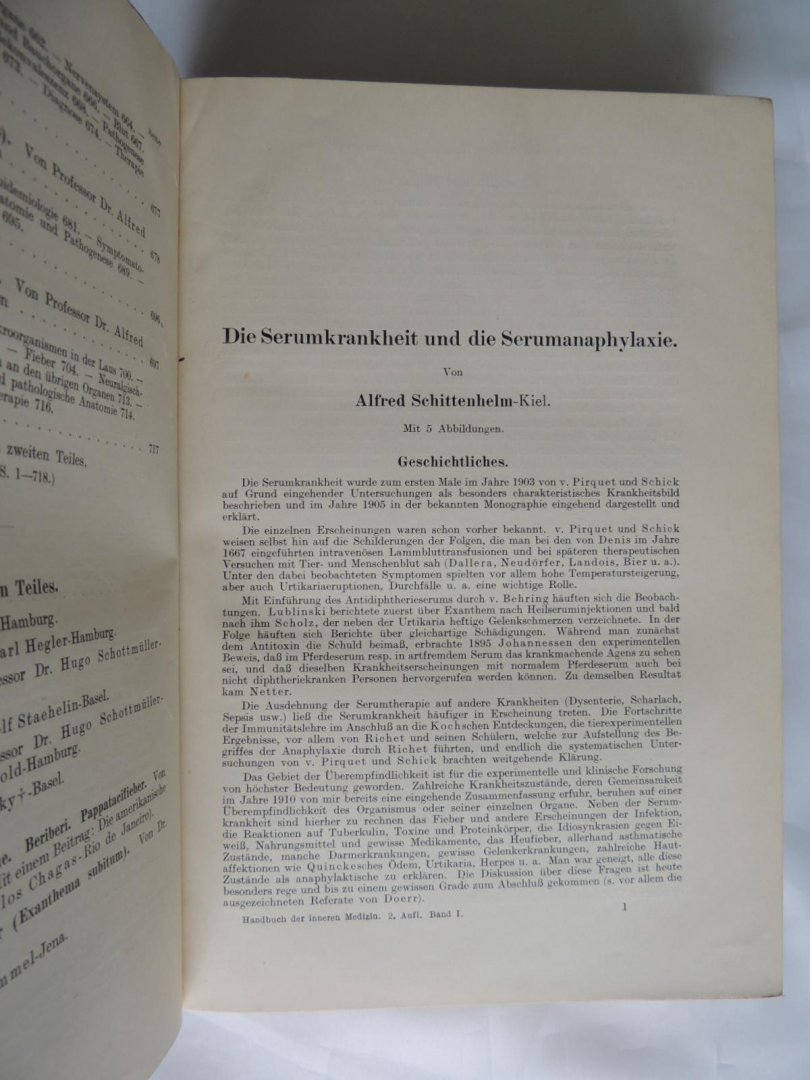 Mohr, Staehelin, Bingold, Chagas, Doerr - Handbuch der inneren Medizin - infektionskrankheiten II