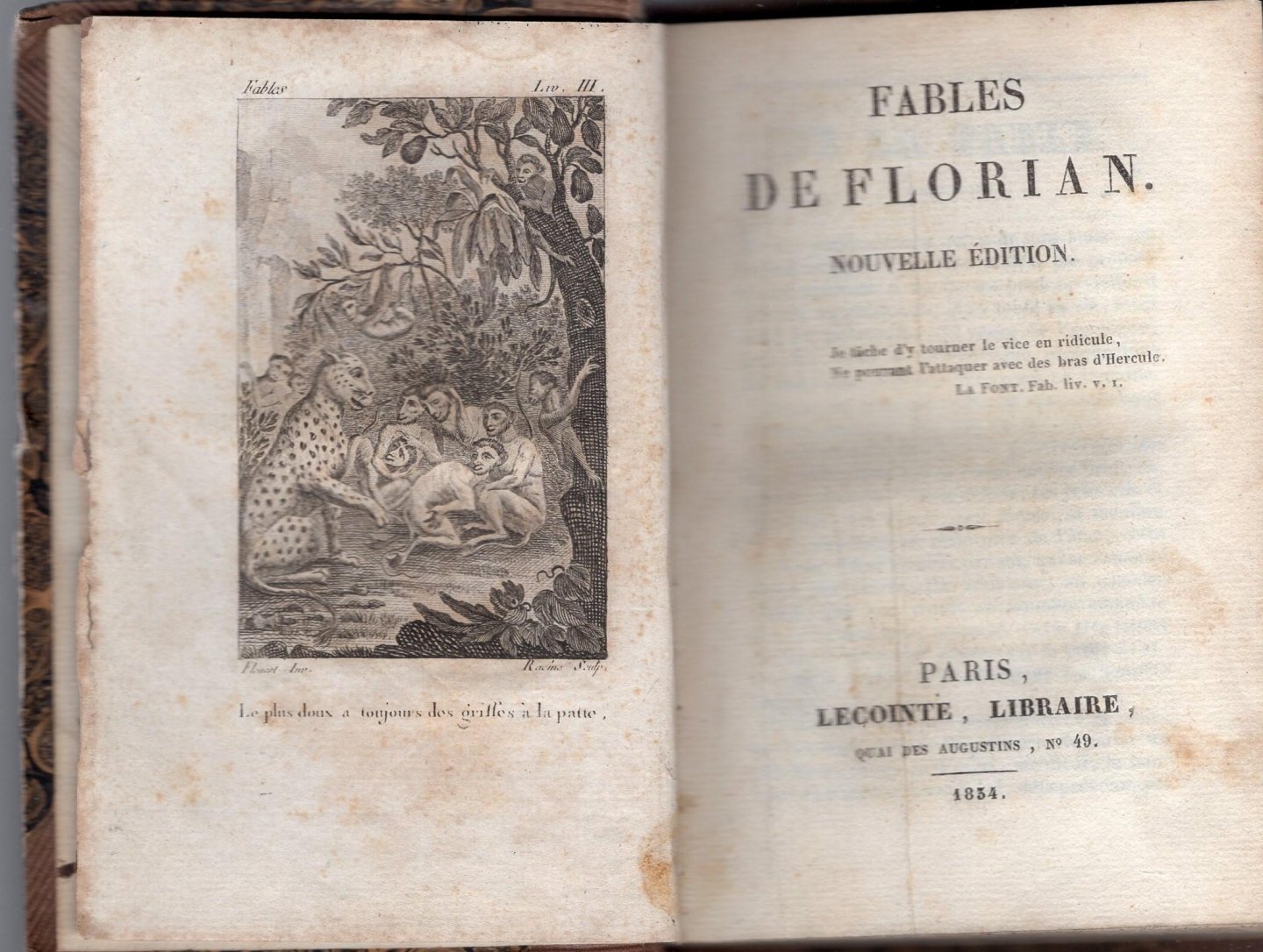 Florian - Fables de Florian. Nouvelle Édition