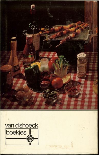 Limburgh-boot van Els & Kathinka de Monchy - Jiskoot met illustraties van Rein van Looy en omslag foto van Ludo A.Bergmans en alles over de Sausen Mosterd-Kerrie-Ansjovissaus-Peterseliesaus - Fondue en Barbecuerecepten * Chocoladefondue...Boerenbruiloft fondue...Groenten - Champignon fondue en Hoe stoken we een barbecue-vuur maar ook twaalf tips voor uw barbecuepartij